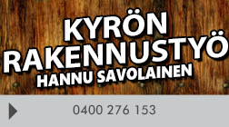 Kyrön Rakennustyö Hannu Savolainen logo